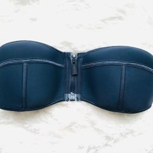 TRIANGL %100 neoprene blue bikini top